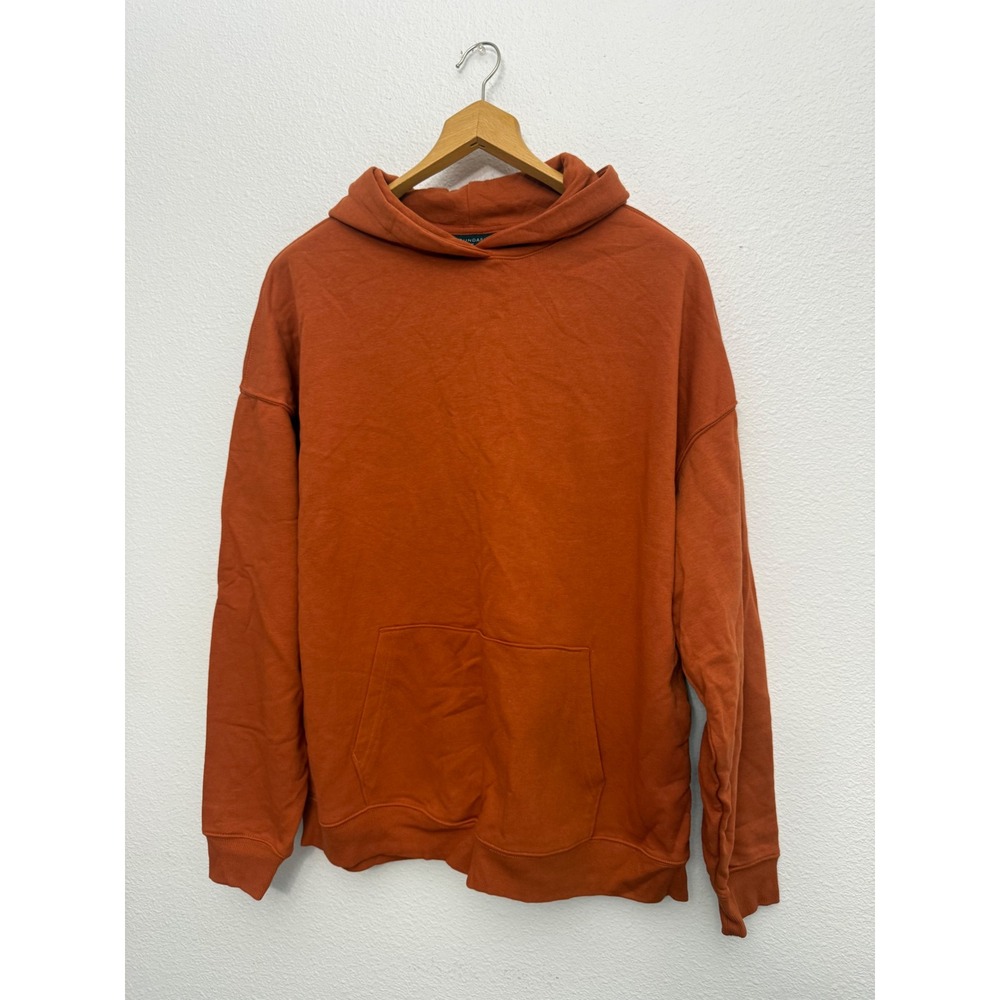 No Boundaries Best Hoodie Sweatshirt Rust Orange Oversized Pullover Mens XL